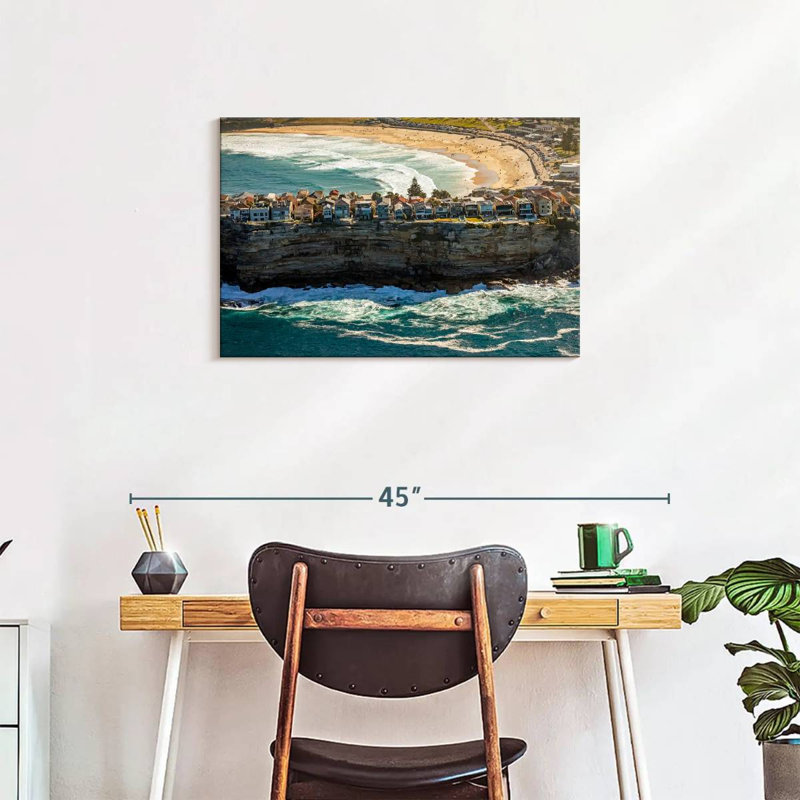 Scène de falaise Bondi Aydelis, H 20 po x l 30 po