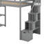 Lit mezzanine simple avec tiroirs et escaliers-1749536584