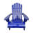 Outdoor Or Indoor Wood Children Adirondack Chair,Blue-2026108250