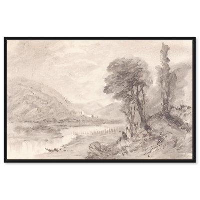 Illustration rétro britannique sur toile du 19e siècle par Art Remedy