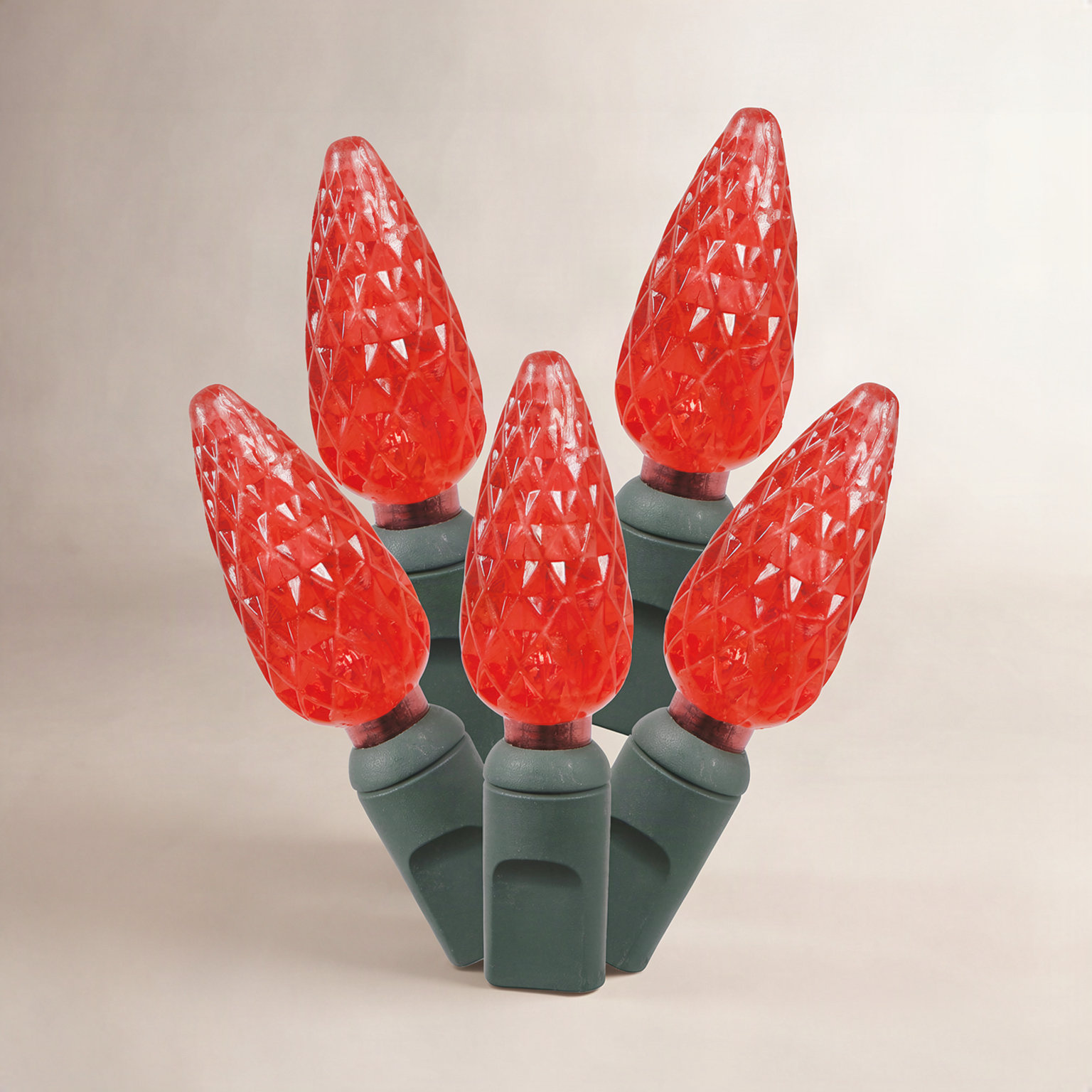 1200'' LED String Lights, Red