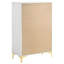 Karena White Rectangular 5-Drawer Chest