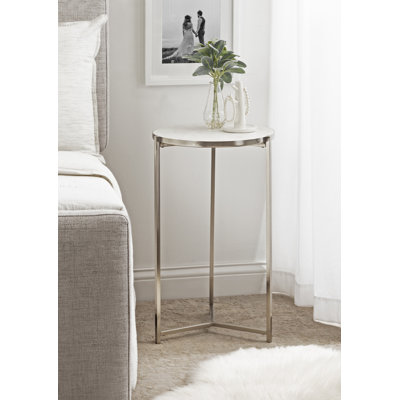 Jameion Marble Top End Table