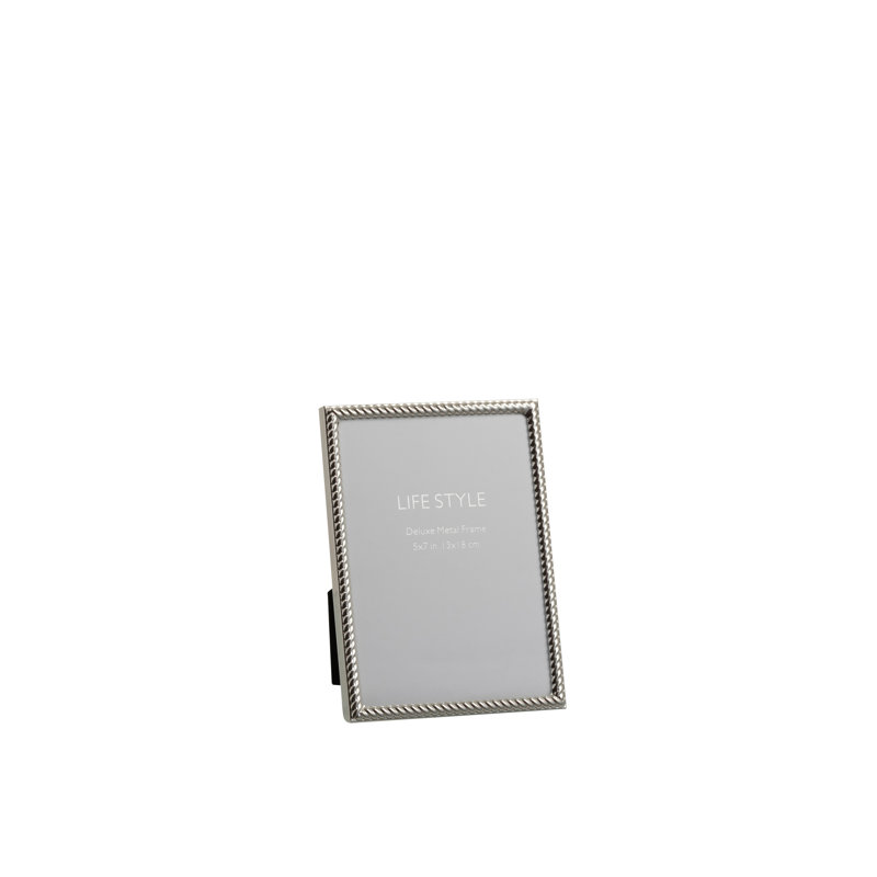 Staton Silver Single Picture Frame, 18cm H x 14cm W x 0.5cm D