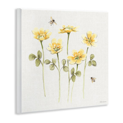 Plaque murale Sweet Sweet Honey Flowers, design par Beth Grove