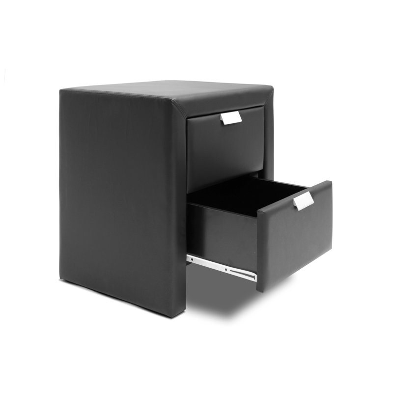 18.5'' W Nightstand, Black
