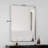 Eitzen Rectangle Wall Mirror High-Strength Tempered Glass and  Stainless Steels Framed Wall Mirror Accent Mirror-231624581-216028335