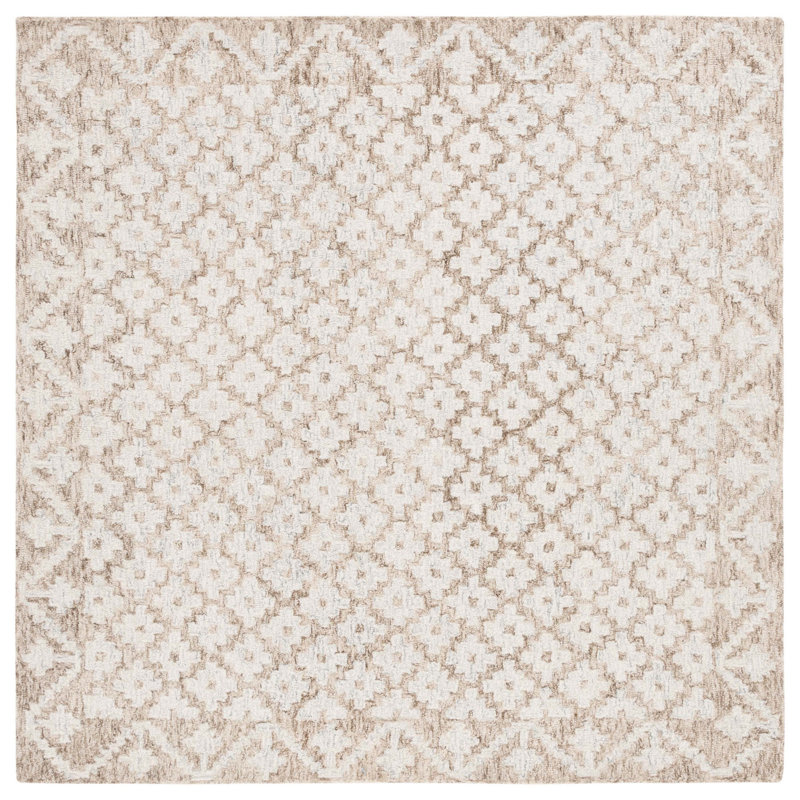 Heath Geometric Indoor Rug, Square 6'