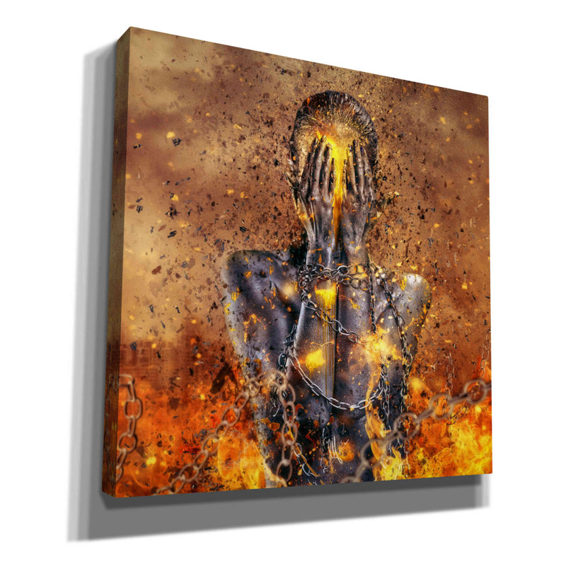 «Through Ashas Rise» par Mario Sanchez Nevado, art mural sur toile, H 18 po x l 18 po x P 0,75 po