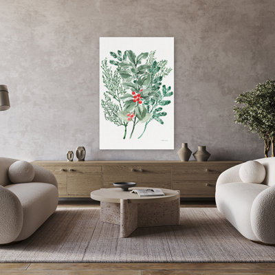 «Classic Christmas V - Berries Christmas», art vert classique