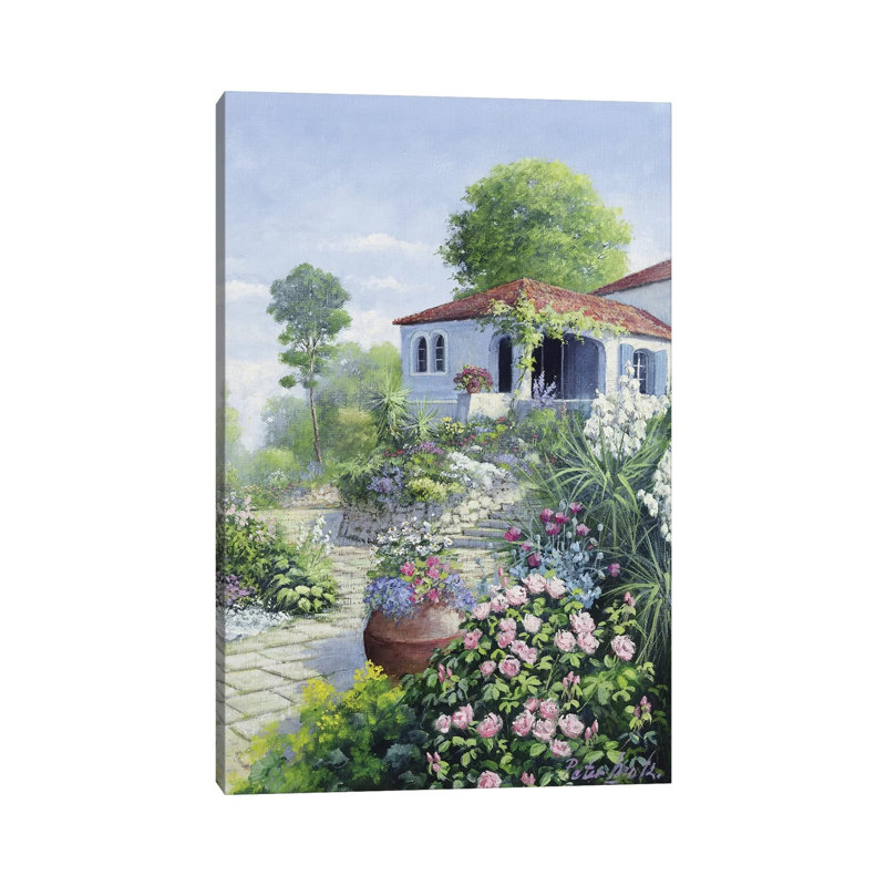 Italian Garden I by Peter Motz - Wrapped Canvas Gallery-Wrapped Canvas Giclée, 66.04 cm H x 45.72 cm W x 3.175 cm D