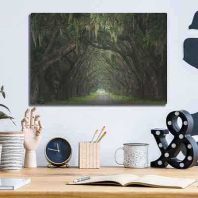  'A Welcoming Alley' by Martin Podt Metal Wall Art, 16" x 12"