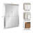 Cressna Vintage Rectangle Bathroom Wall Mirror