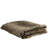 Chocolate Brown Contemporary Solid Plush Throw Blanket 50" x 60"