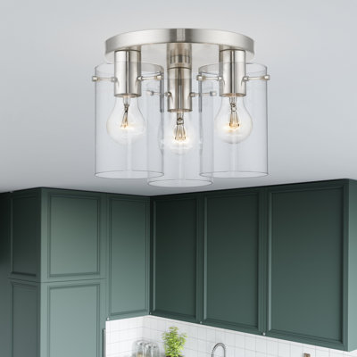 Whinney Glass Flush Mount