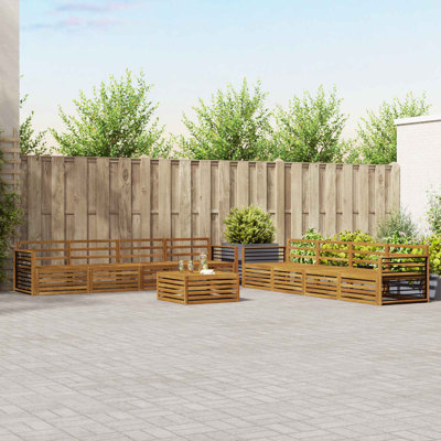 329cm Wide Patio Sectional Set