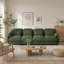 Canapé en tissu de chenille 4 places Cloud Feel vert-1497167697