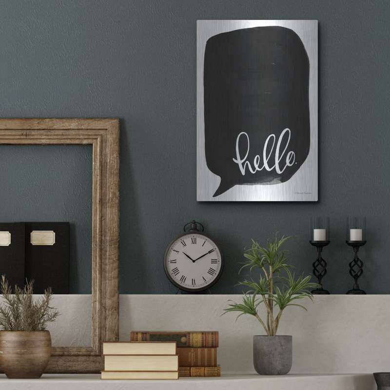 «Hello» par Rachel Nieman, H 16 po x l 12 po