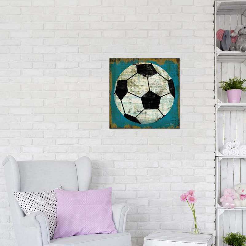 «Ball IV» par Michael Mullan - reproduction d'art, H 12 po x l 12 po x P 0,75 po, Toile tendue, Pas de tapis