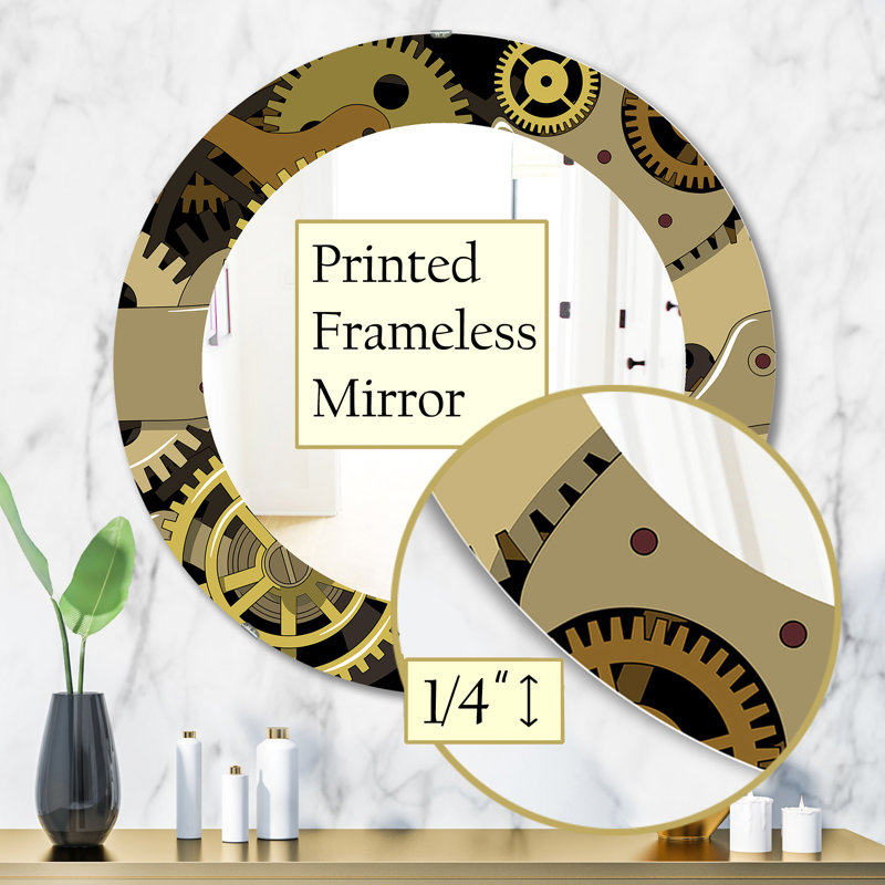 Miroir mural Gear Gear, H 31,5 po x l po