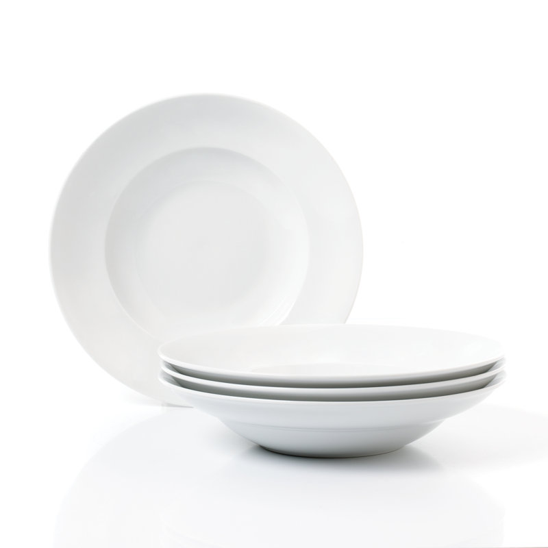 Waterside White Porcelain Pasta Bowls 27.3x5.8cm