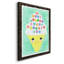 Ice Cream Alphabet - cadre photo, impression sur toile-61354136-61354140