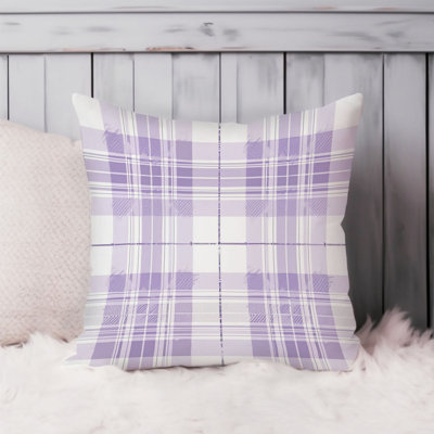 Purple Plaid Pattern XI Modern