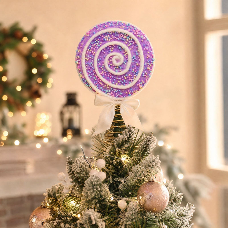Ornement en forme de sapin de Noël avec décorations de Noël, B