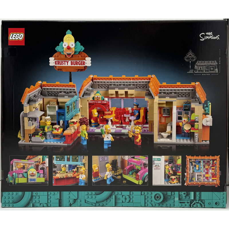 Ensemble de construction LEGO 10352 The Simpsons Krusty Burger, pour les 18 ans et plus