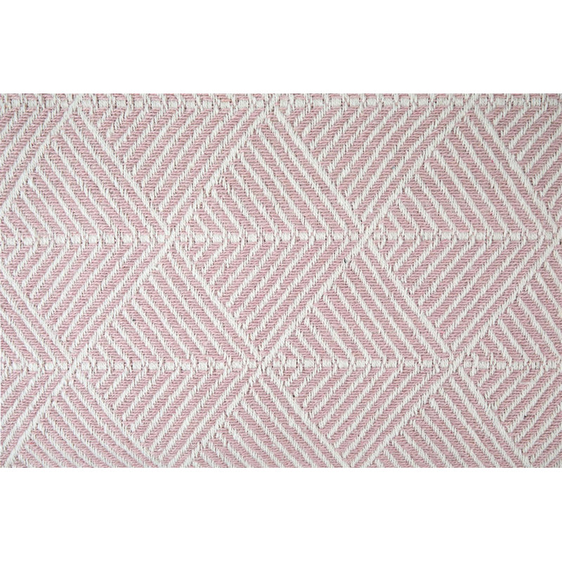  Zahra Blanket/Throw For Sofa Chair Bed Ochre, 254cm x 178cm, Pink