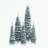 5-piece Artificial Christmas Tree with Snow Flocking
