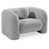 Gray Boucle Fabric selected