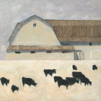 Roopville Barn by Sue Jachimiec - Wrapped Canvas Print
