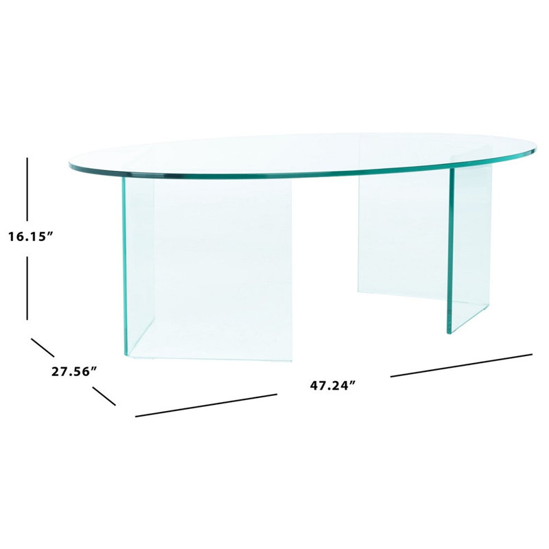 Arnault Glass Coffee Table