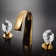 Swarovski Crystal Widespread Bathroom Faucet 