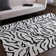 Alaisdair Tiger Animal Print Black/White Rug