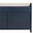 Storage Bench With 3 Shutter-Shaped Doors, Shoe Bench With Removable Cushion And Hidden Storage Space-791716171