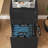 Locking 3 Drawer Rolling File Cabinet, Fully Assembled Except Casters-1284528705