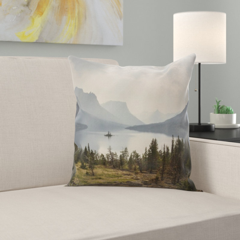 Coussin décoratif paysage