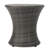 Stylish Grey Table - & Aluminum, 19.69" D Outdoor Side , H-1805495942