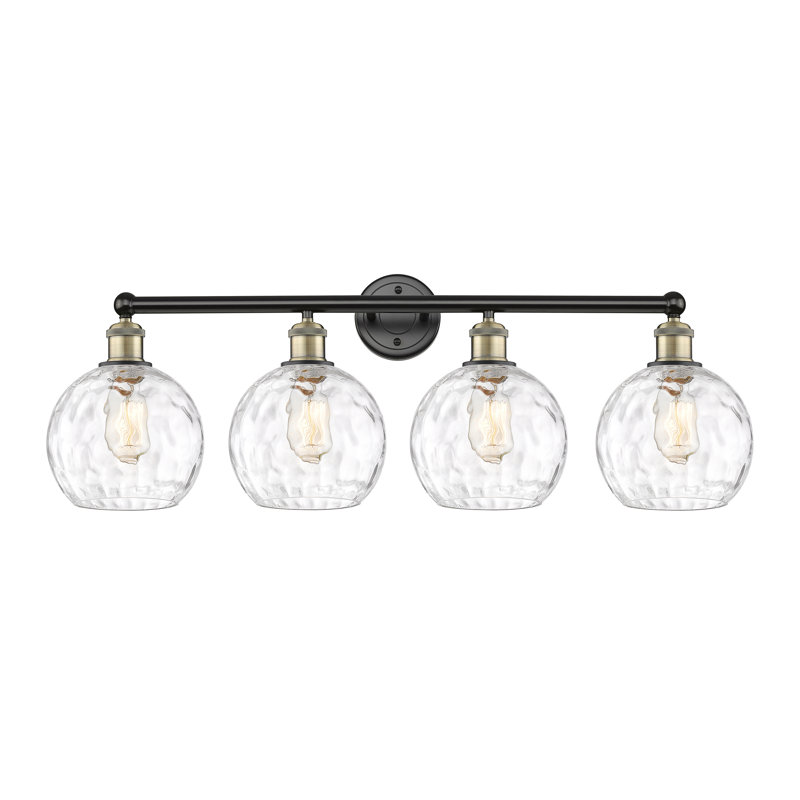 Ambrosane 4 - Light Dimmable Vanity Light, Black Antique Brass
