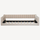 Upholstery Daybed and Side Storage Pocket