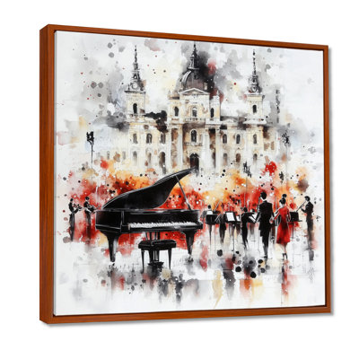 Vienna Grand Piano Italian Music II - Vienna Wall Art Print
