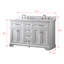 Ensemble de meuble-lavabo double 54 po Currahee-1677700564