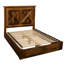 Lit plateforme double Fireside Lodge Barnwood Barndoor-1424653308