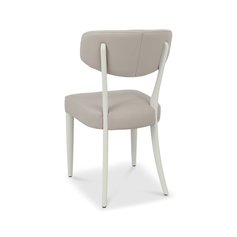 19cm H Upholstered Side Chair, Grey