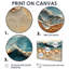 Coquillage et plage marbrée paysage III - art mural bord de mer-1158345095-1158345100-1158345090