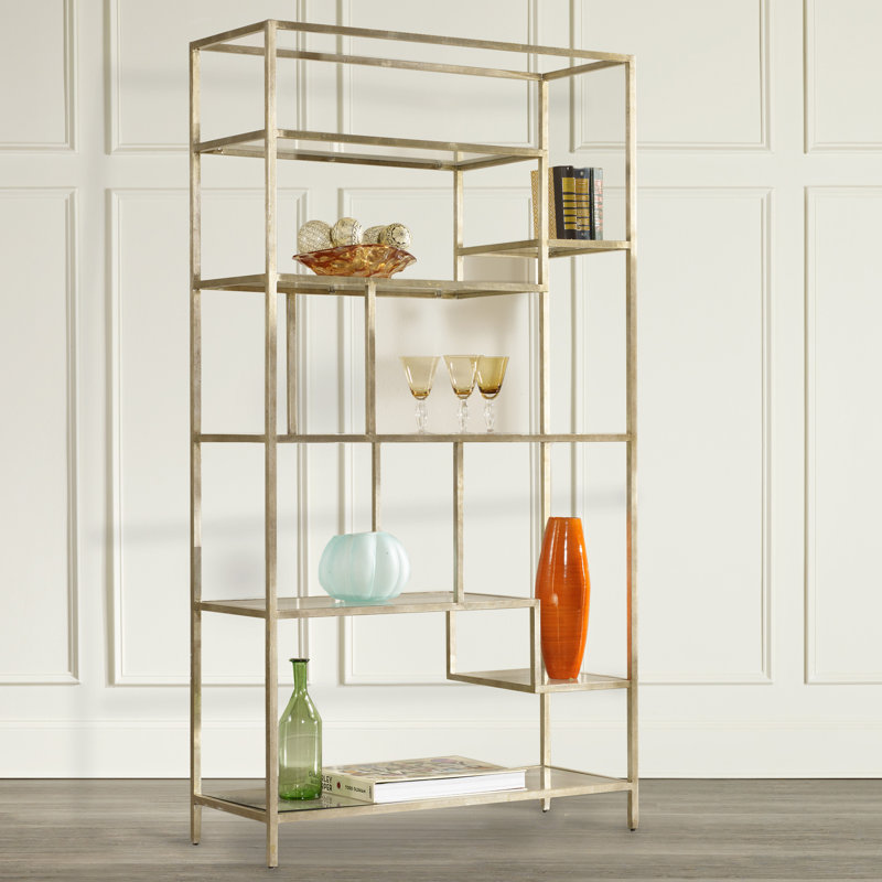 HomeAccent Geometric Bookcase