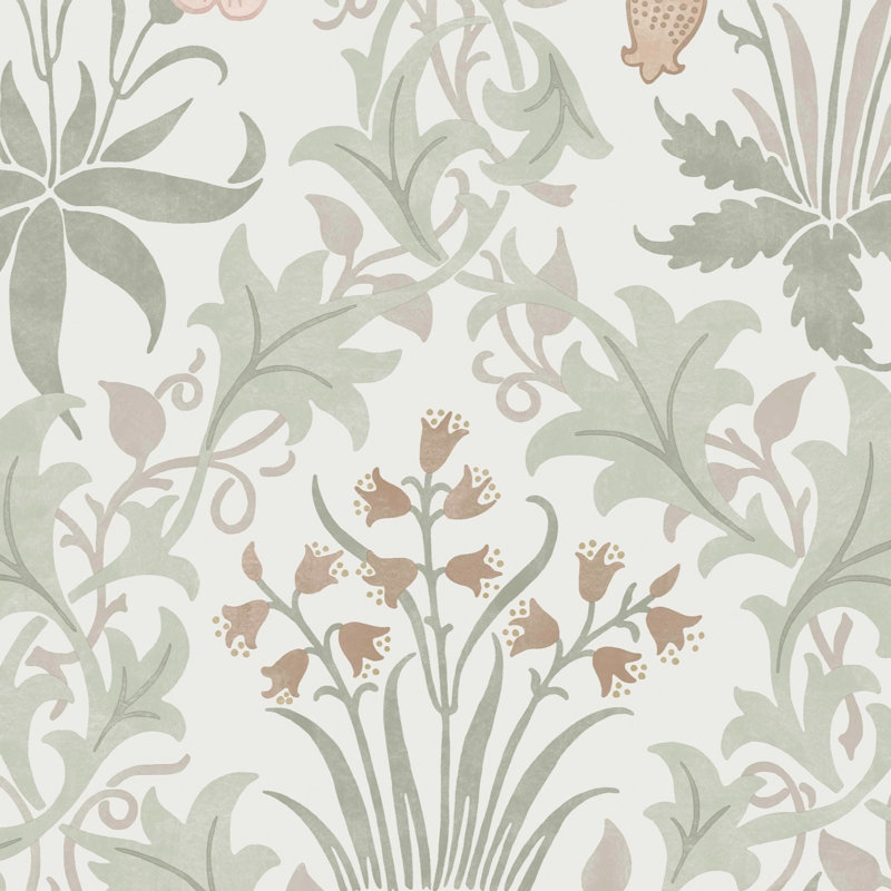  Celandine Spring Peony & Sage Wallpaper