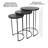 Modern Beige 3-Piece Nesting Tables with Compact Space-Saving Design-211510003-212138089